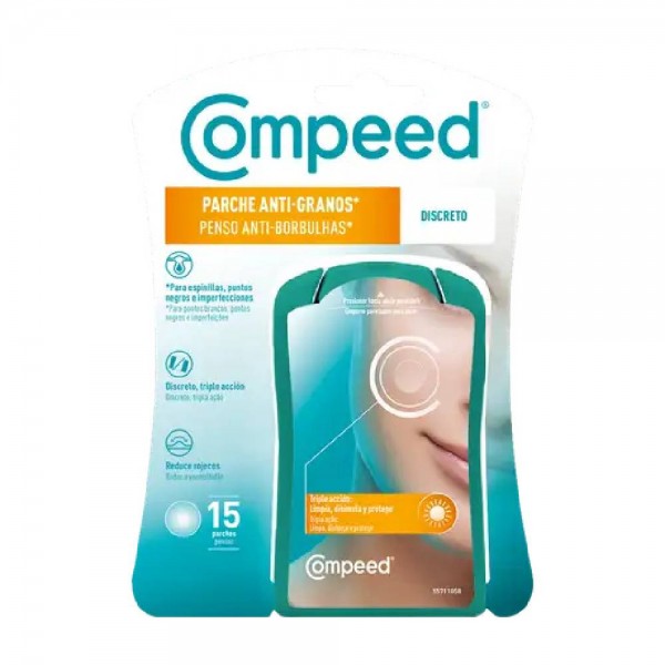 COMPEED PARCHE ANTI-GRANOS DISCRETO TRIPLE ACCION 15...