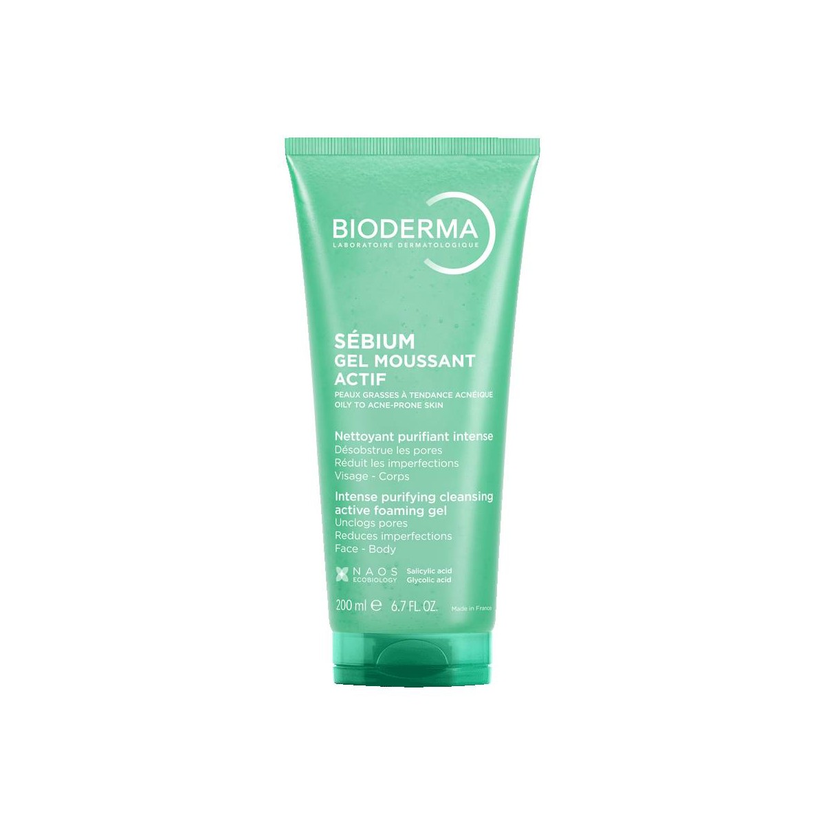 BIODERMA SÉBIUM GEL MOUSSANT ACTIF  200 ML