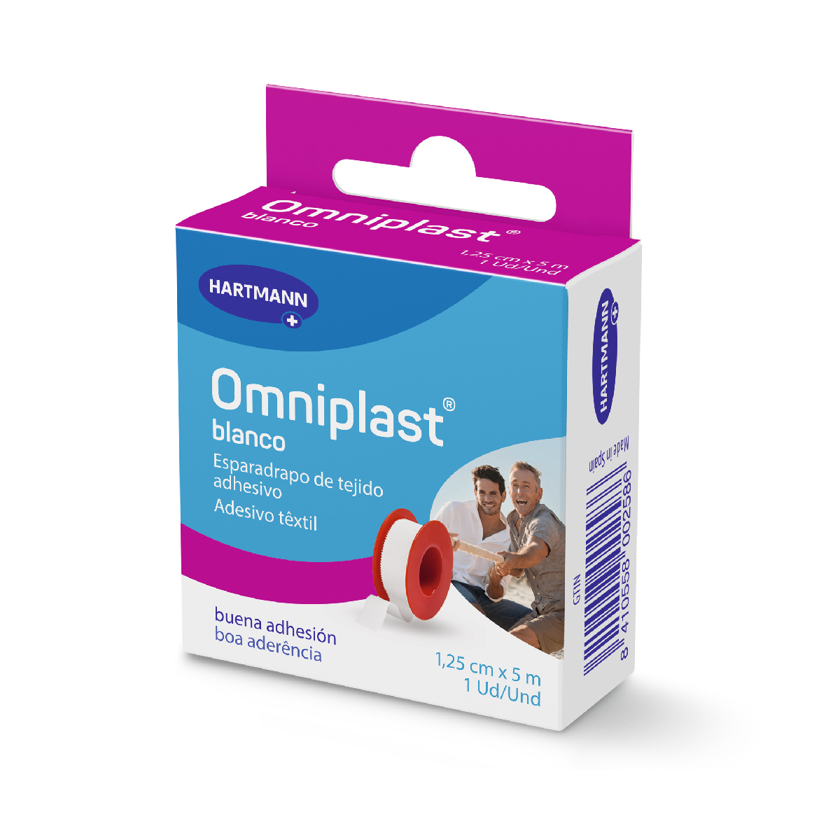 OMNIPLAST ESPARADRAPO TELA BLANCO 1.25CM X 5M