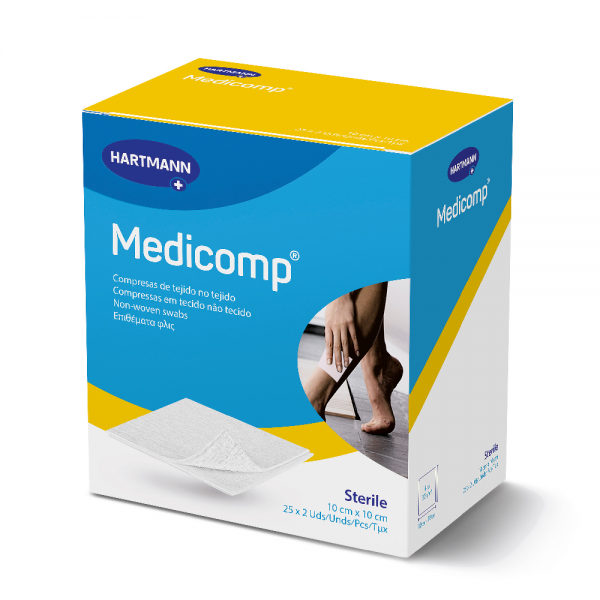 HARTMANN MEDICOMP COMPRESAS TEJIDO NO TEJIDO 10X10CM 50 UD